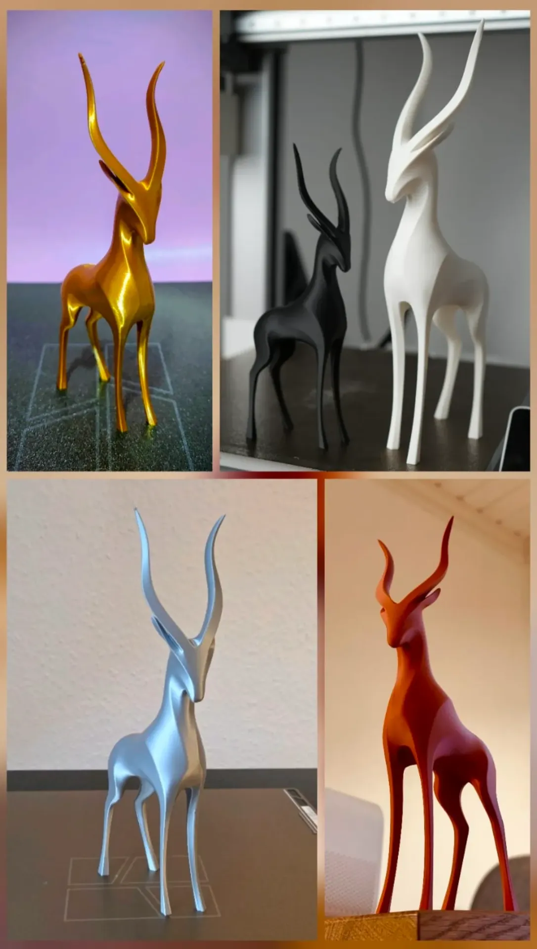 Antílopes Minimalistas
