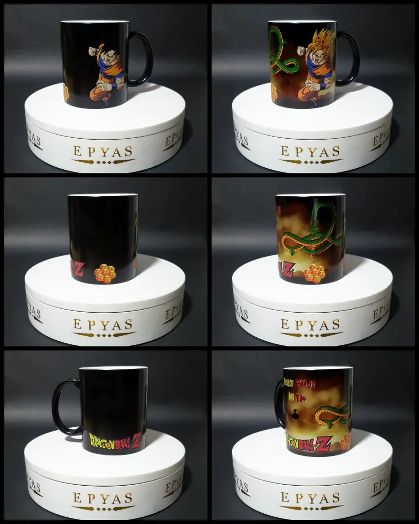 Taza Mágica - Shenlong , Goku Super Sayayin